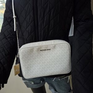 Michael Kors White Crossbody Bag NWT